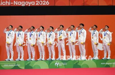 Satu Emas dari Bulu Tangkis Kerek Posisi Indonesia di Klasemen